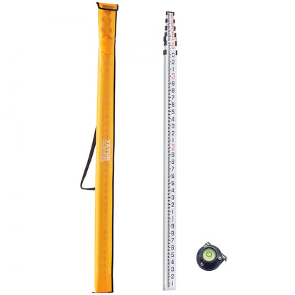 18FT6J10 - Durable 18ft VEVOR Measuring Rod with Dual-Sided Scales