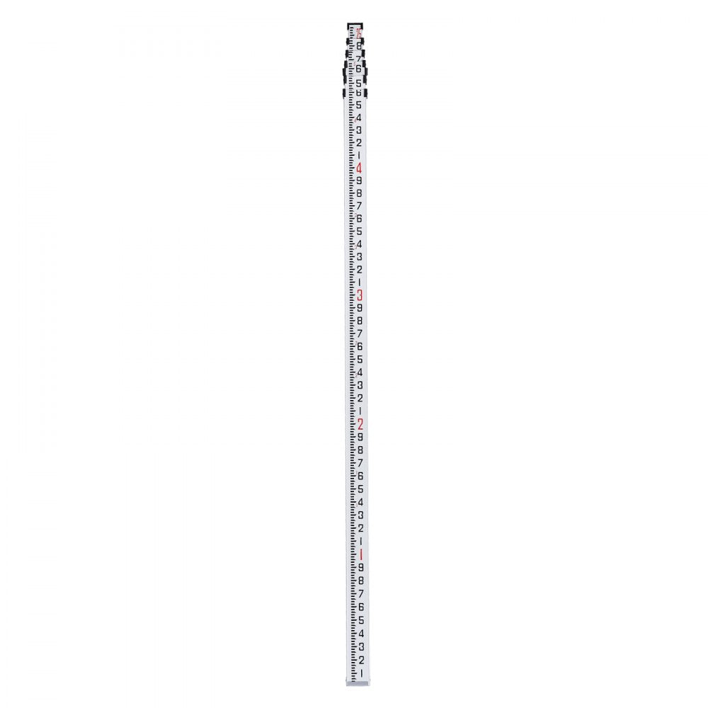 25FT6J10 - 25ft Telescopic VEVOR Measuring Rod with Dual Scales