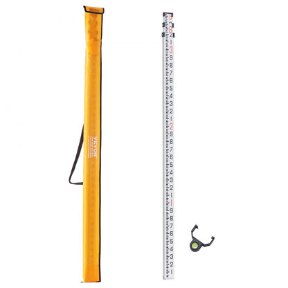 9FT3J10 - 9ft Precision Aluminum Grade Rod with Dual-Sided Scales