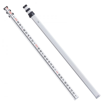 9FT3J10 - 9ft Precision Aluminum Grade Rod with Dual-Sided Scales