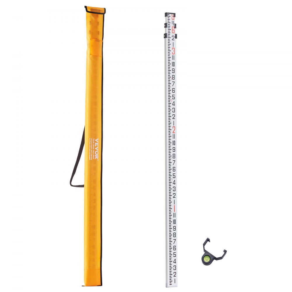 9FT3J8 - Durable 9ft Aluminum Rod with Dual-Sided Scales