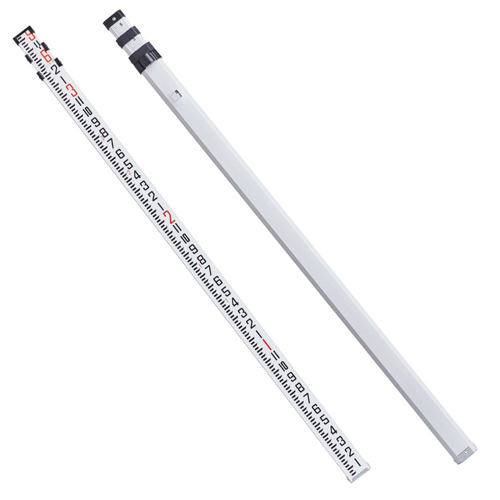 9FT3J8 - Durable 9ft Aluminum Rod with Dual-Sided Scales