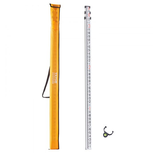9FT3J8 - Durable 9ft Aluminum Rod with Dual-Sided Scales