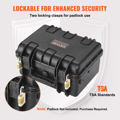 332317 - TSA-Approved Waterproof Hard Case for 2 Pistols with Pre-Cut Foam