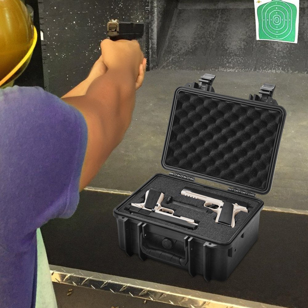 332317 - TSA-Approved Waterproof Hard Case for 2 Pistols with Pre-Cut Foam
