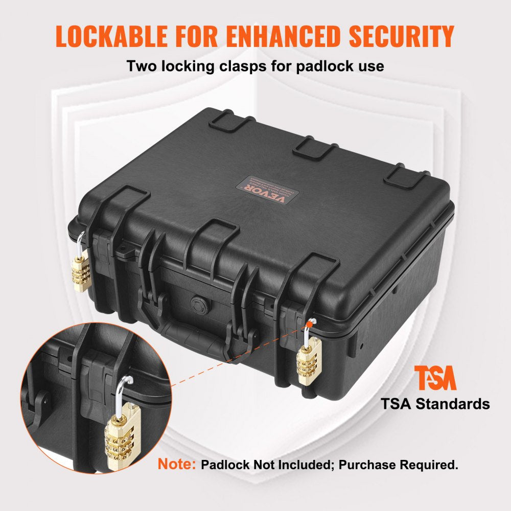 453619 - TSA-Approved Waterproof Hard Pistol Case for 5 Firearms