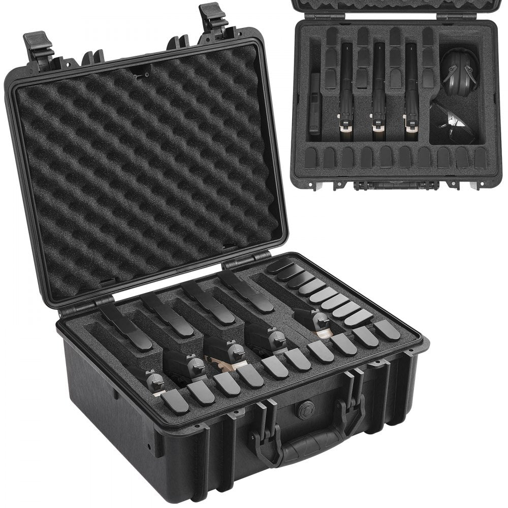 453619 - TSA-Approved Waterproof Hard Pistol Case for 5 Firearms