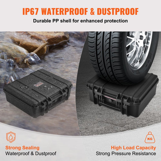 453619 - TSA-Approved Hard Case for 6 Pistols, Waterproof & Dustproof