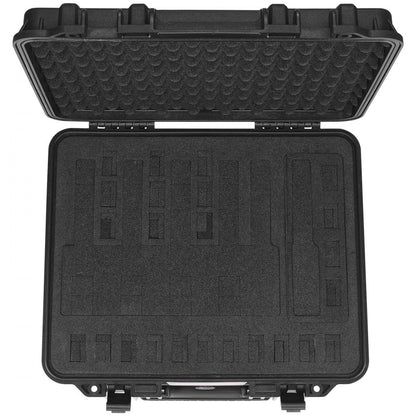 453619 - TSA-Approved Hard Pistol Case for 6 Handguns, Waterproof & Dustproof