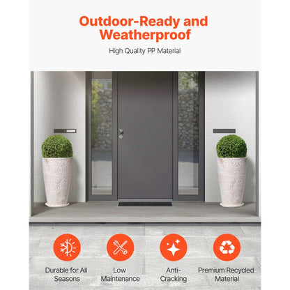 KD8853 - 21" Tall Elegant Outdoor Planters with Efficient Drainage