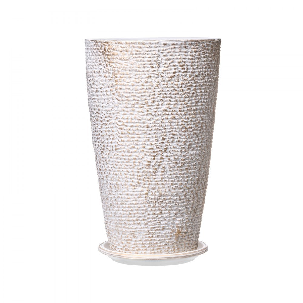 KD8853 - 21" Tall Elegant Outdoor Planters with Efficient Drainage