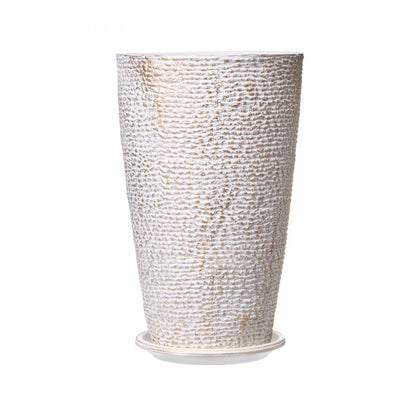 KD8853 - 21" Tall Elegant Outdoor Planters with Efficient Drainage