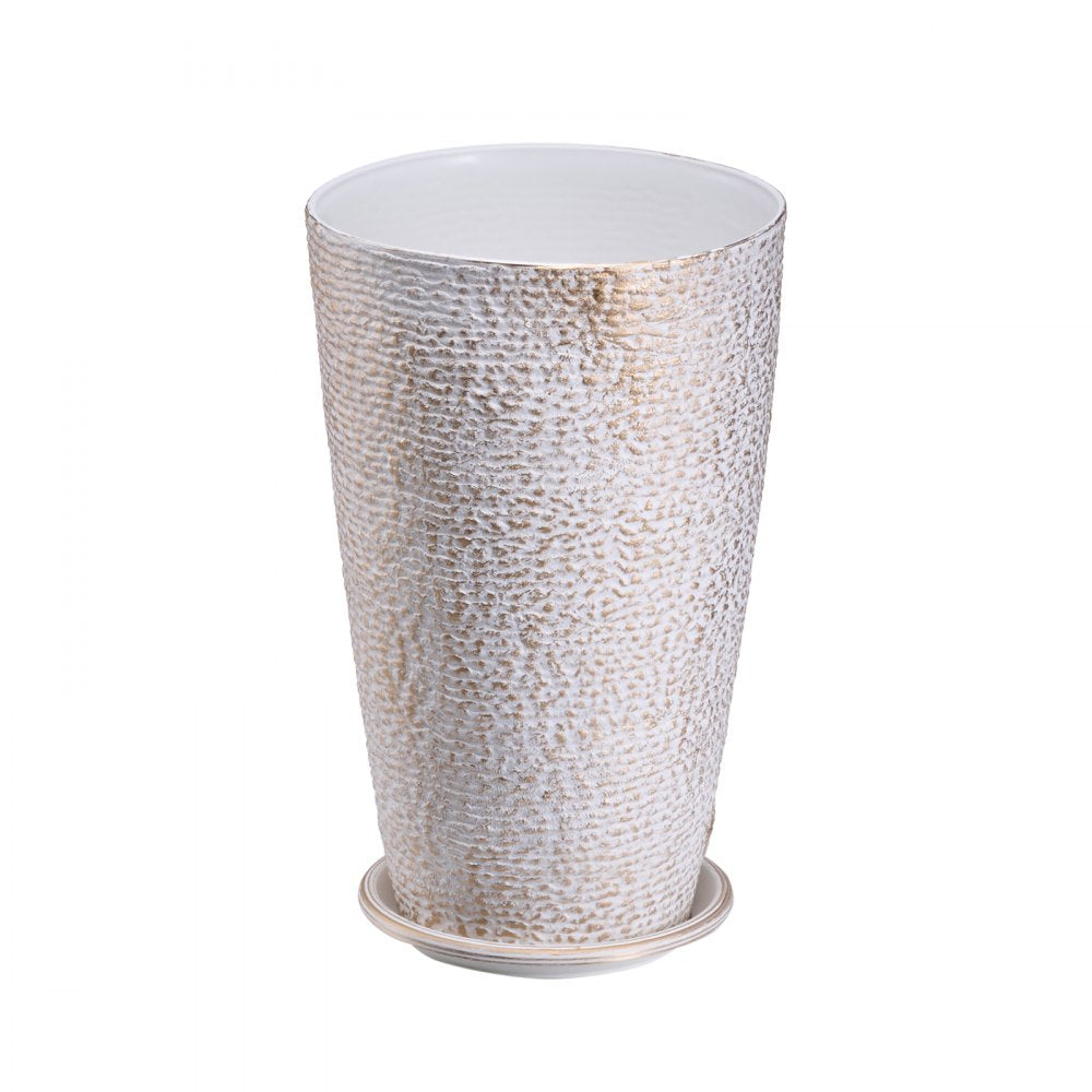 KD8853 - 21" Tall Elegant Outdoor Planters with Efficient Drainage