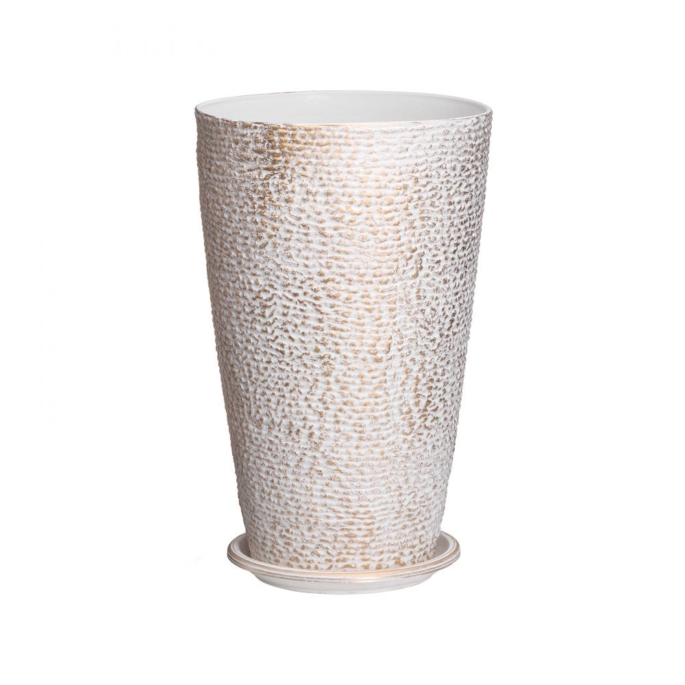 KD8853 - 21" Tall Elegant Outdoor Planters with Efficient Drainage