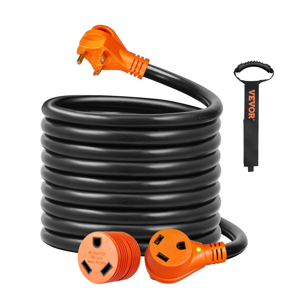 RV30H - 25 ft Heavy-Duty RV Extension Cord, 30 Amp Power Supply