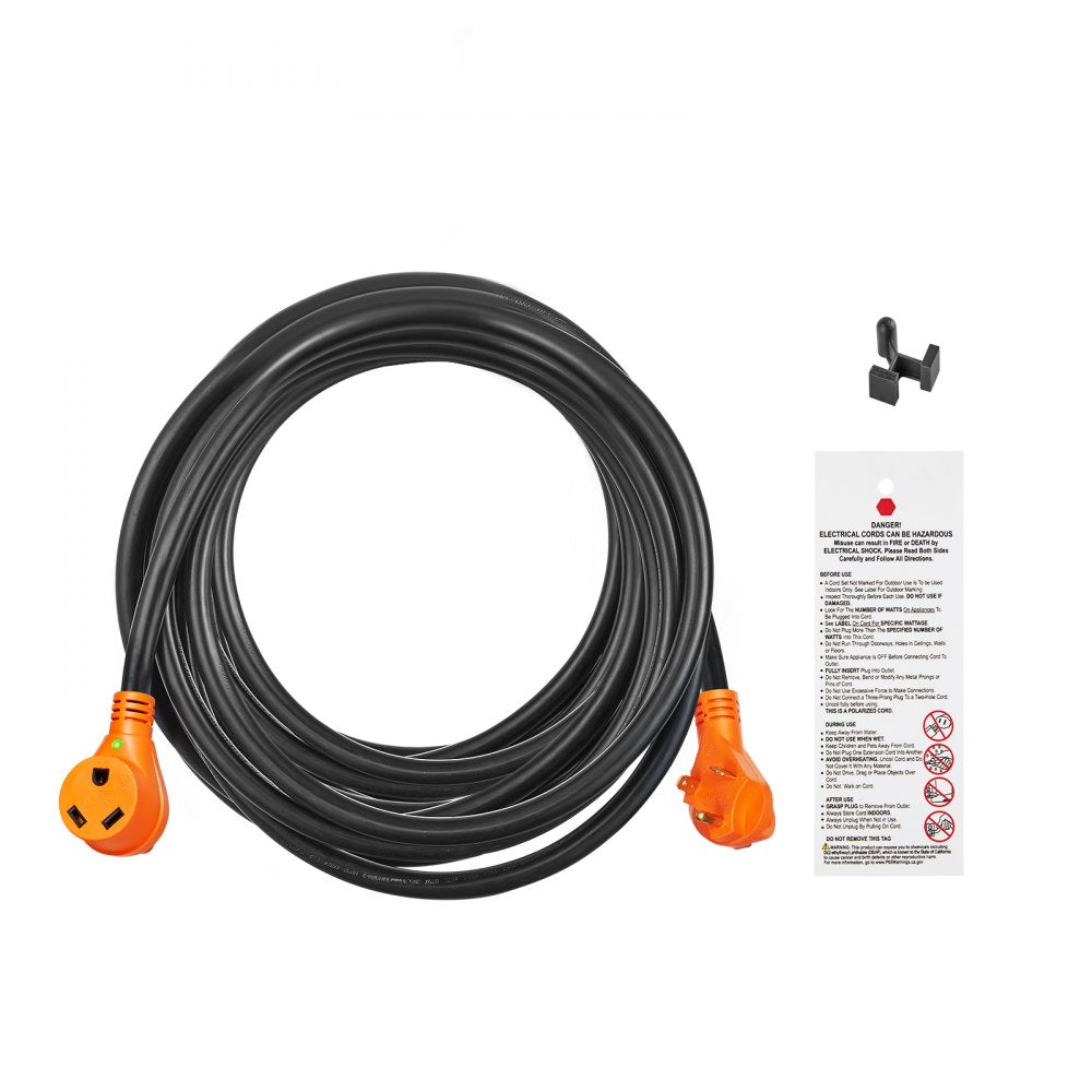 RV30H - 25 ft Heavy-Duty RV Extension Cord, 30 Amp Power Supply