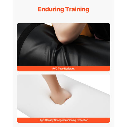 NTRLZQ-005 - Durable PVC Football Dummy, 11.8 x 47.2 in, Waterproof Design