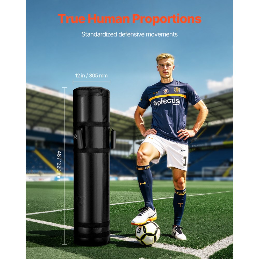 NTRLZQ-006 - Heavy-Duty 11.8x47.2" Football Tackling Dummy for Training