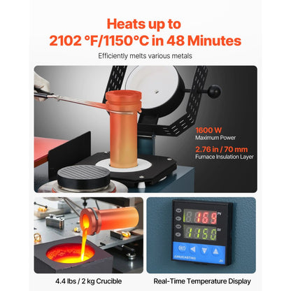 DMJ-0002 - Multi-Function Vacuum Casting Machine for High-Quality Jewelry