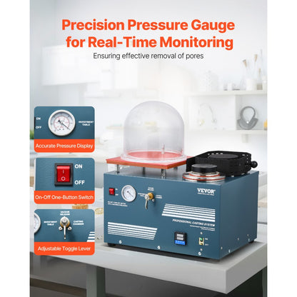 DMJ-0002 - Multi-Function Vacuum Casting Machine for High-Quality Jewelry