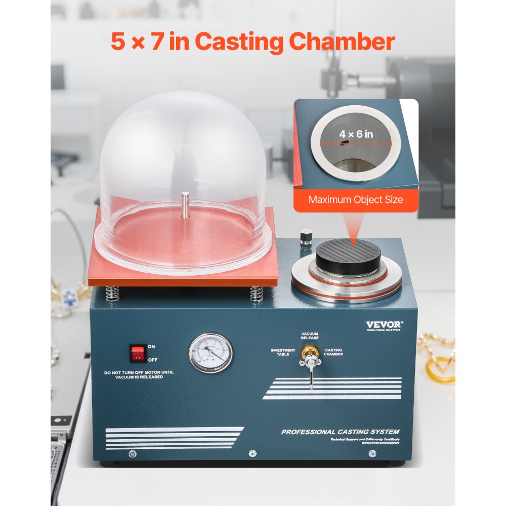 DMJ-0001 - Precision Vacuum Casting Machine for Jewelry with Accessories