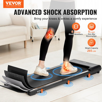 S7 - 15.2"x41" Under Desk Walking Pad with 2.5 HP Quiet Motor