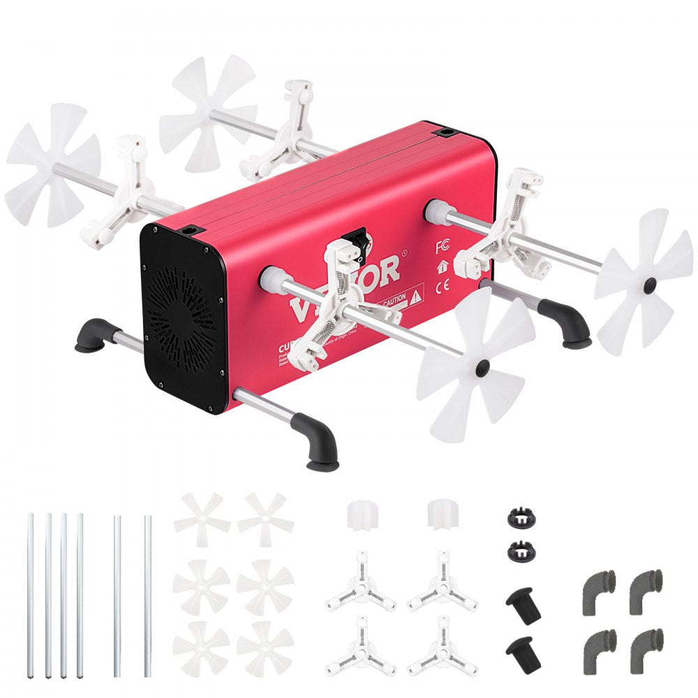 ZBJREDMC110 - Four-Arm Cup Turner for Tumblers, 5-8 RPM Speed Control