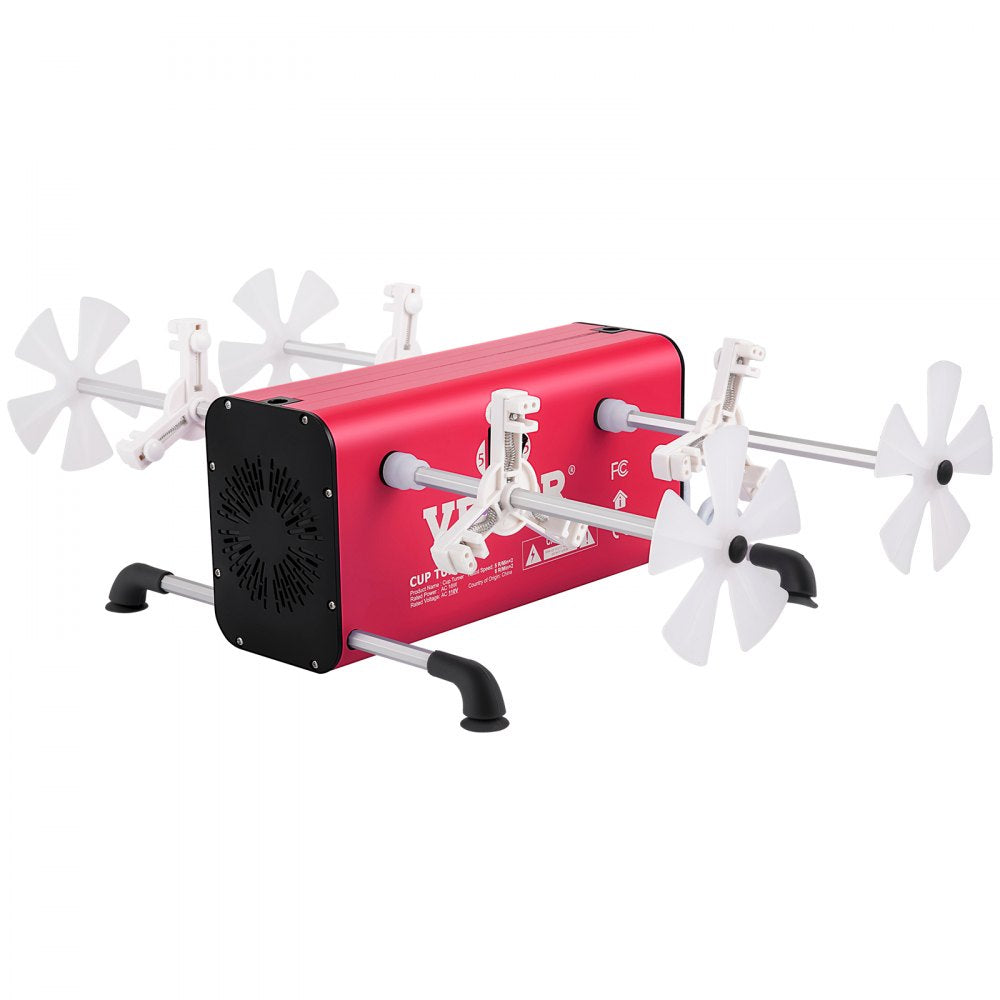ZBJREDMC110 - Four-Arm Cup Turner for Tumblers, 5-8 RPM Speed Control