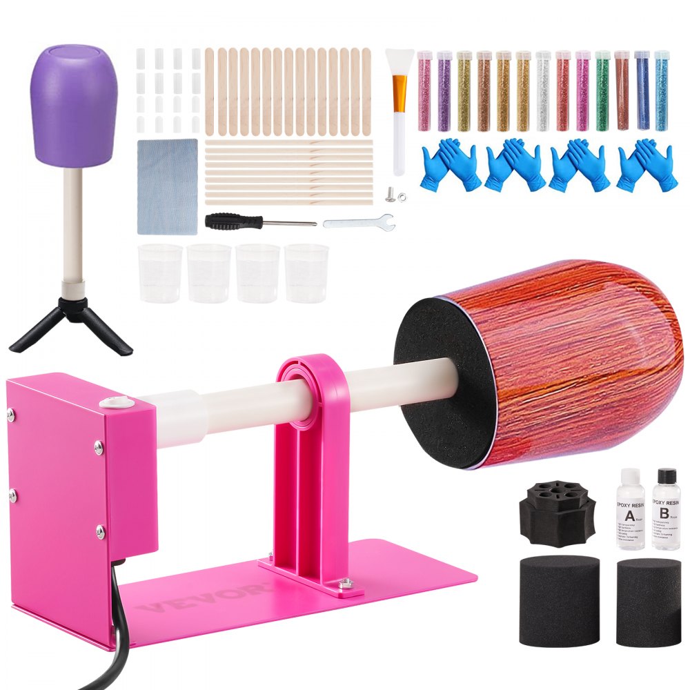 KH-D101-2 - Adjustable Cup Turner for Custom Tumblers with Epoxy Kit