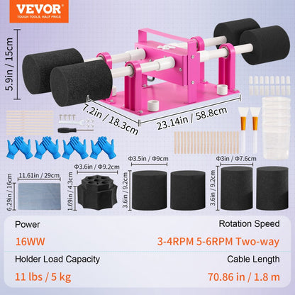 KH-D104-2 - VEVOR 4 Cup Turner for DIY Glitter Tumblers