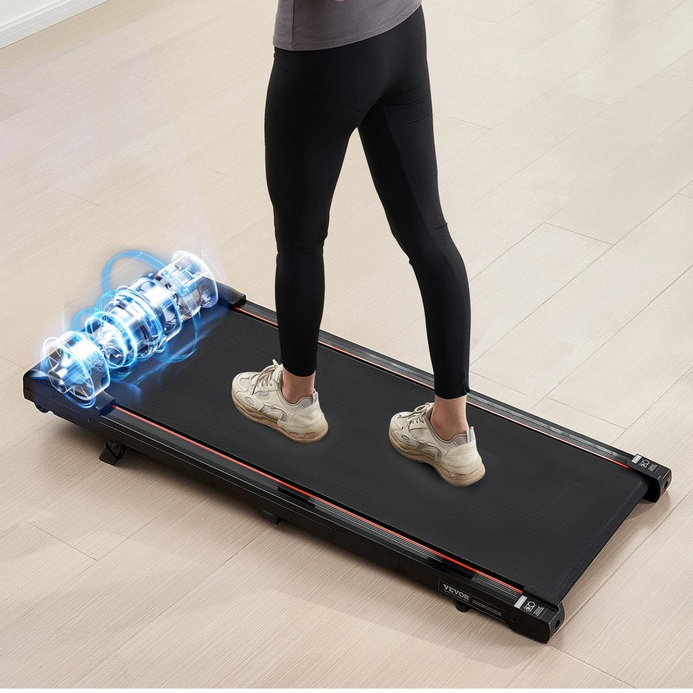 S7Y - Incline Walking Pad Treadmill with Shock Absorption & Smart Tracking