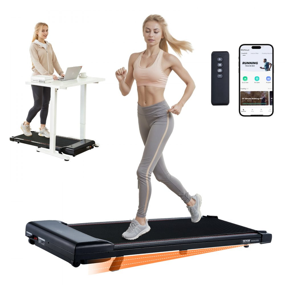 S7Y - Incline Walking Pad Treadmill with Shock Absorption & Smart Tracking
