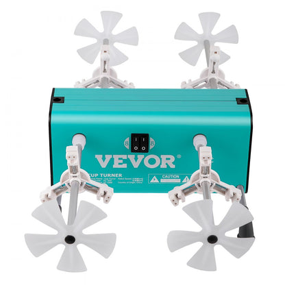 ZBJREDMC110 - VEVOR Quiet 4 Cup Turner with Individual Control, 5-8 RPM