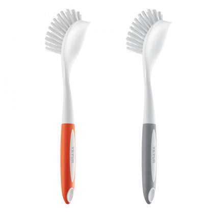 D002 - VEVOR 11.42in Ergonomic Dish Brush with Built-in Scraper