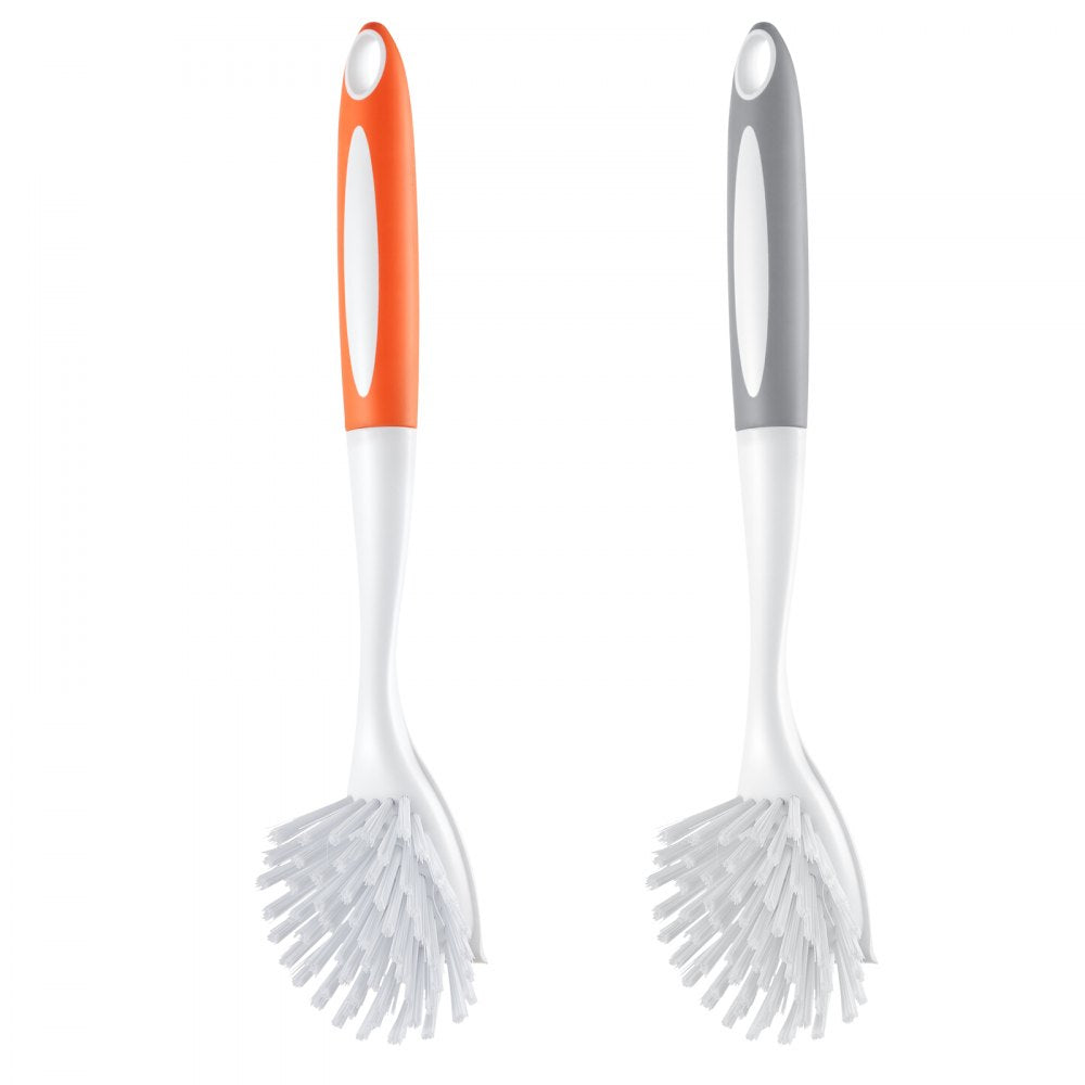 D002 - VEVOR 11.42in Ergonomic Dish Brush with Built-in Scraper