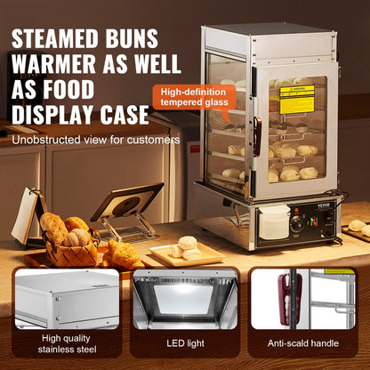 SC-500H - 5-Tier Electric Food Warmer with Adjustable Temperatures