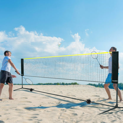 DKS-11420 - Portable 14ft Badminton Net, Easy Setup for Family Fun