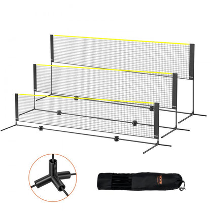 DKS-11420 - Portable 14ft Badminton Net, Easy Setup for Family Fun