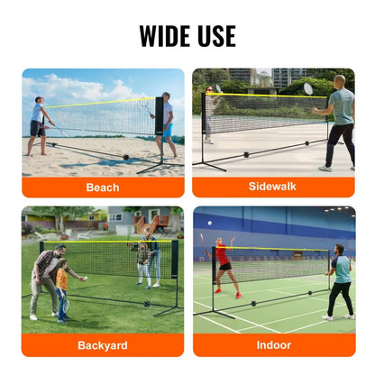 DKS-15100 - Durable 17ft Badminton & Volleyball Net with Quick Setup