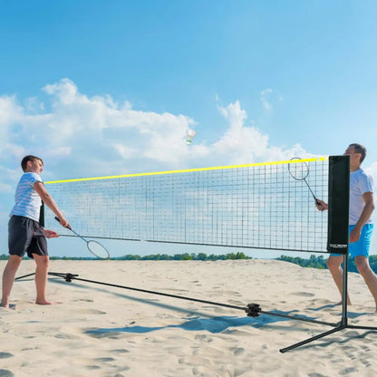 DKS-15100 - Durable 17ft Badminton & Volleyball Net with Quick Setup