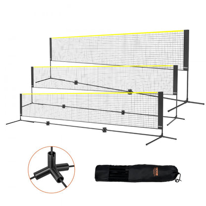 DKS-15100 - Durable 17ft Badminton & Volleyball Net with Quick Setup