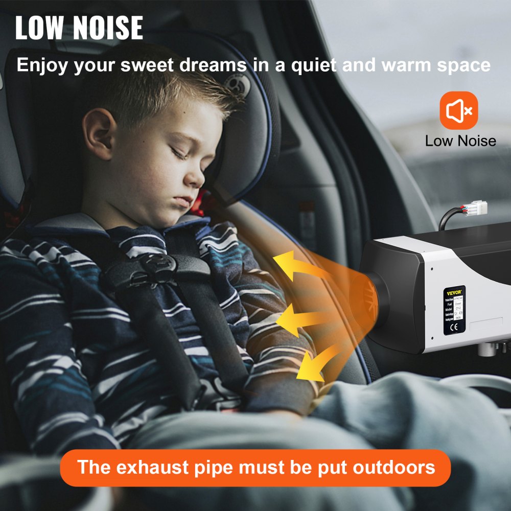 WF 5001 - 12V 5KW Efficient Diesel Heater with Remote Control