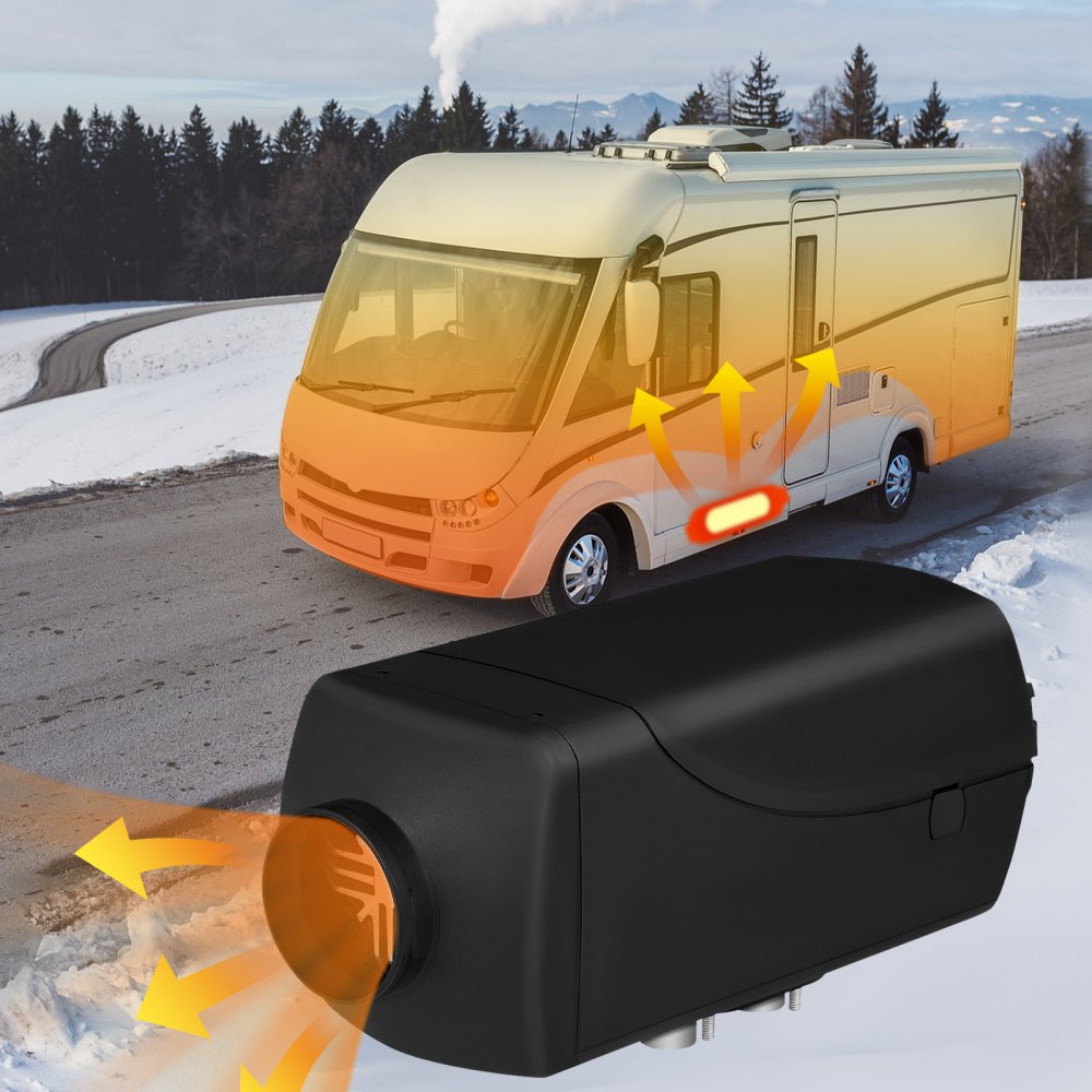 WF5001 - 12V Diesel Parking Heater with 10L Tank for 200-500 sq ft Spaces