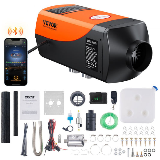 XMZ-D2 - 2KW Bluetooth Diesel Heater for Cars & RVs, Low Noise