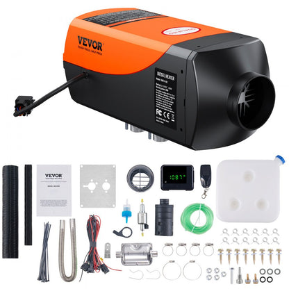 010679038873 - 12V 2KW Diesel Air Heater with Remote & LCD Display