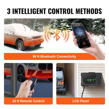 XMZ-D2 - Bluetooth-Controlled Diesel Heater for Cars, RVs, and Trucks