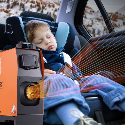 XMZ-D1 - Compact 8KW VEVOR Diesel Air Heater with Bluetooth Control