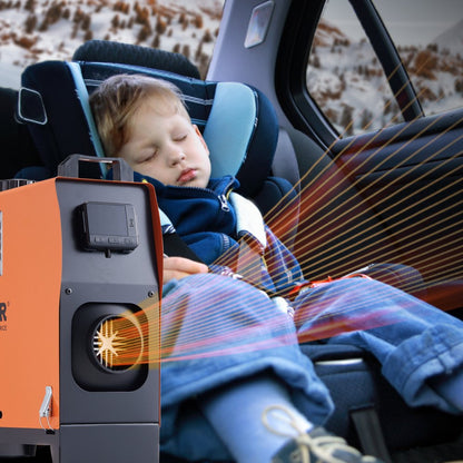 XMZ-D1 - 8KW Diesel Air Heater for Cars & Cabins, 5L Tank