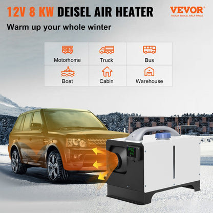 010116699871 - 12V 8KW Diesel Heater for Fast Frost Removal and Energy Savings
