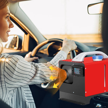 010832407353 - 12V Diesel Air Heater with Remote Control for Fast Winter Heating